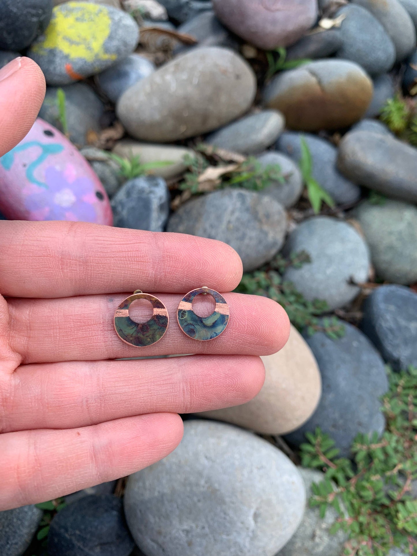 Small Circle Studs