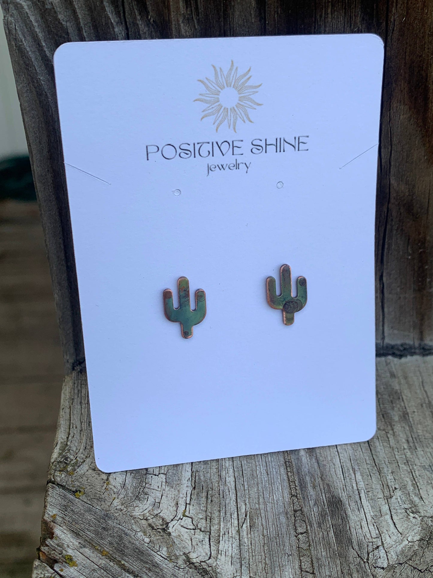 Mini Cactus Stud Earrings