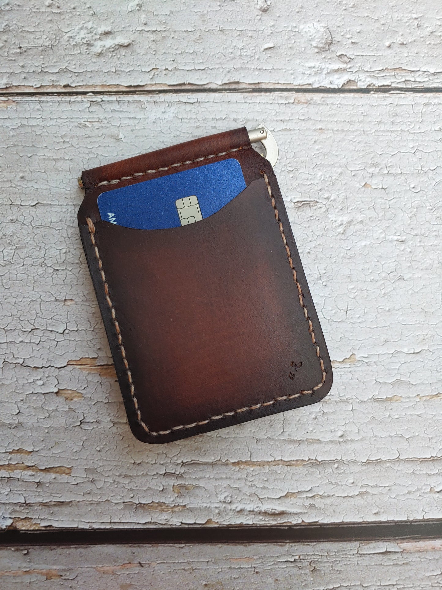 Money Clip Leather Wallet