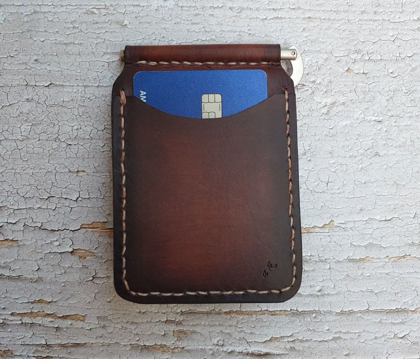Money Clip Leather Wallet
