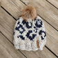 Animal Print Knit Hat