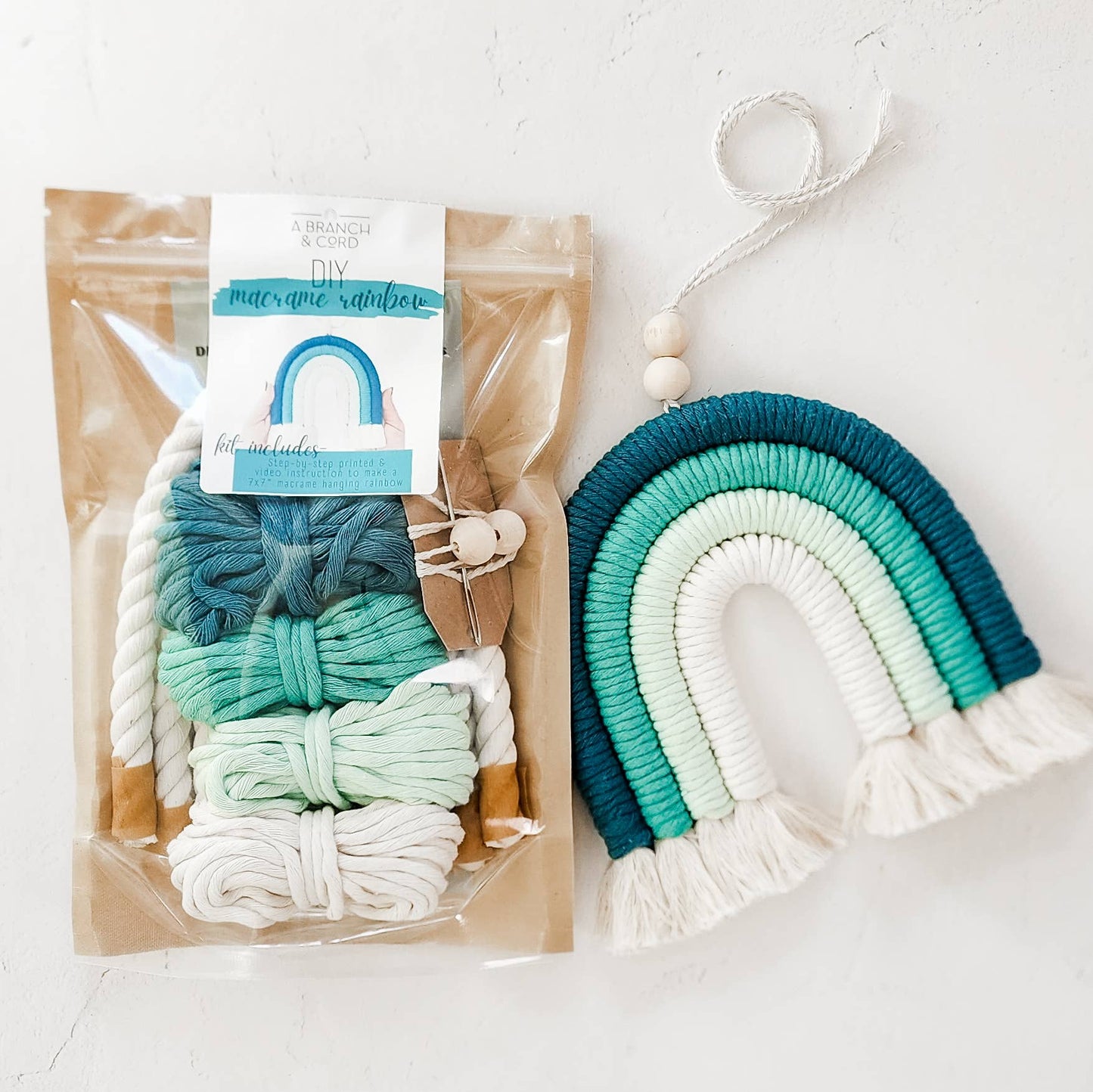 DIY Macrame Rainbow Kit