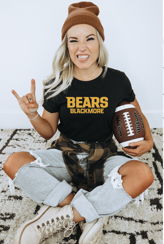 Blackmore Bears logo t-shirt black