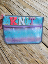 Load image into Gallery viewer, Large Knit project pouch
