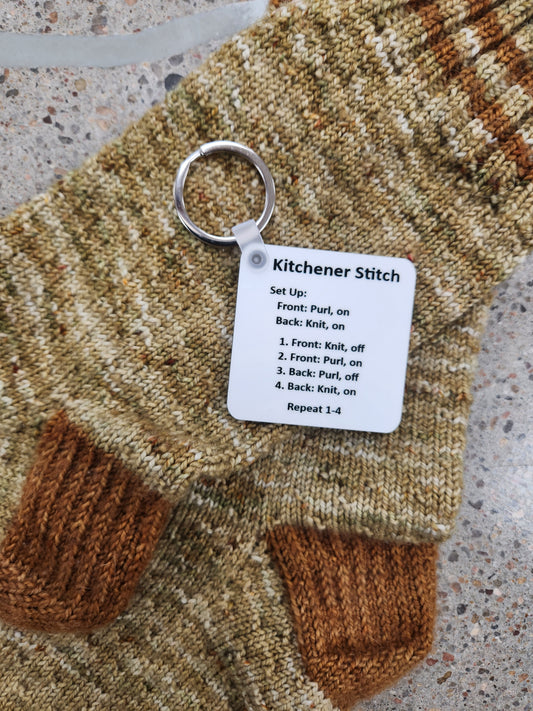 Kitchener Stitch reminder