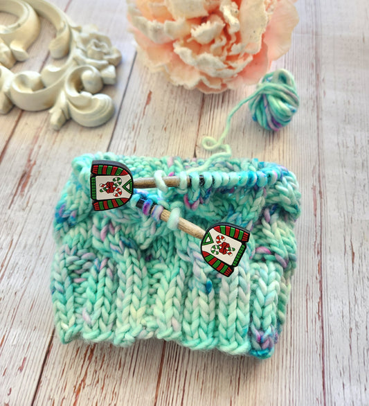 Christmas Candy Cane Ugly Sweater Weather Gifts for Knitter