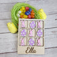 Easter tic tac toe board game