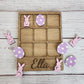 Easter tic tac toe board game