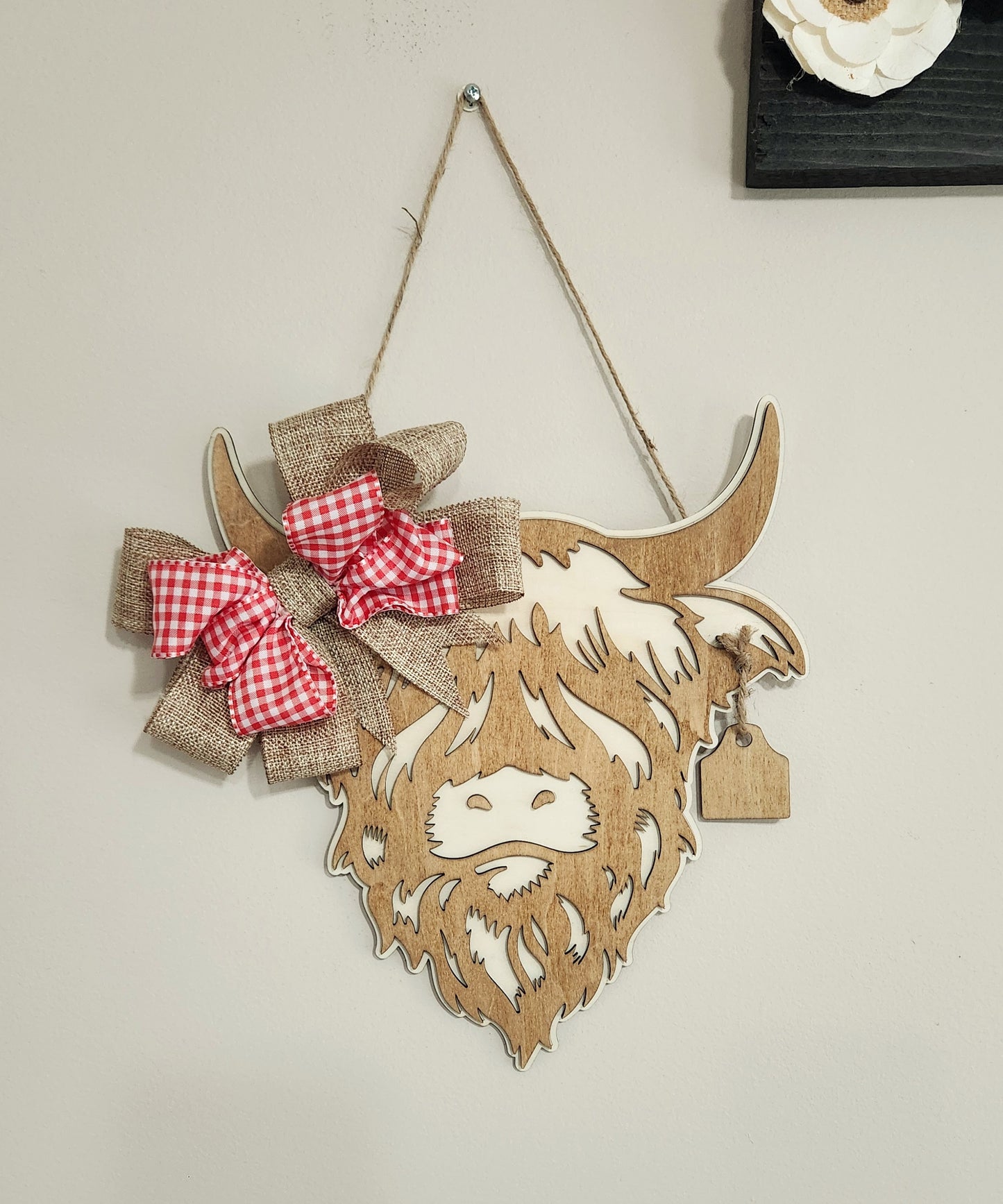 Hereford Cow Wall Decor