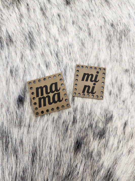 Mama and Mini tag