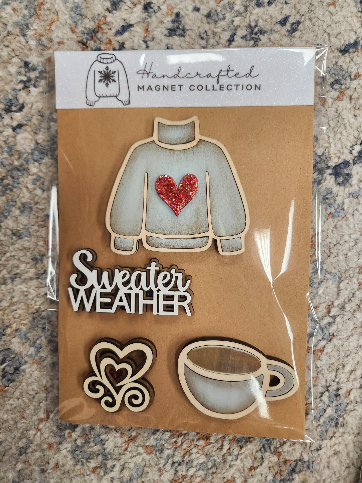 Sweater Weather magnet set