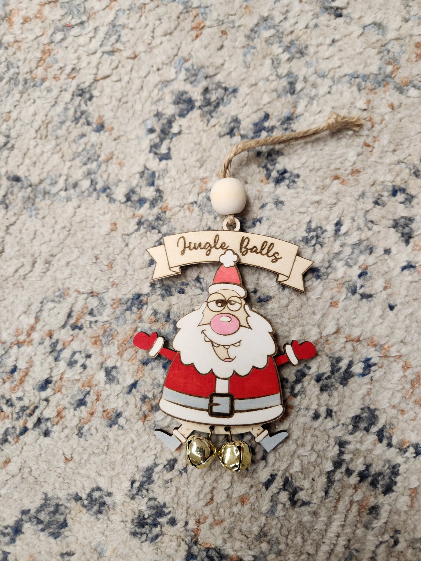 Jingle balls funny christmas ornament