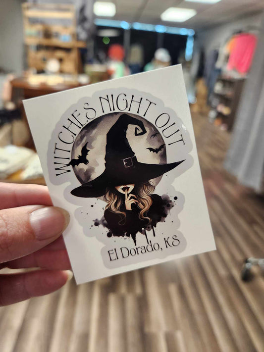 Witches Night Out sticker