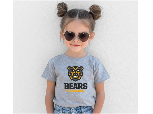 Blackmore Bears Youth logo t-shirt sport gray
