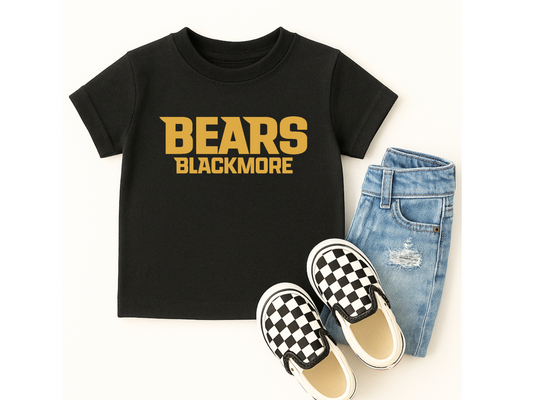Blackmore Bears Youth logo t-shirt black