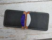 Load image into Gallery viewer, Money Clip Leather Wallet
