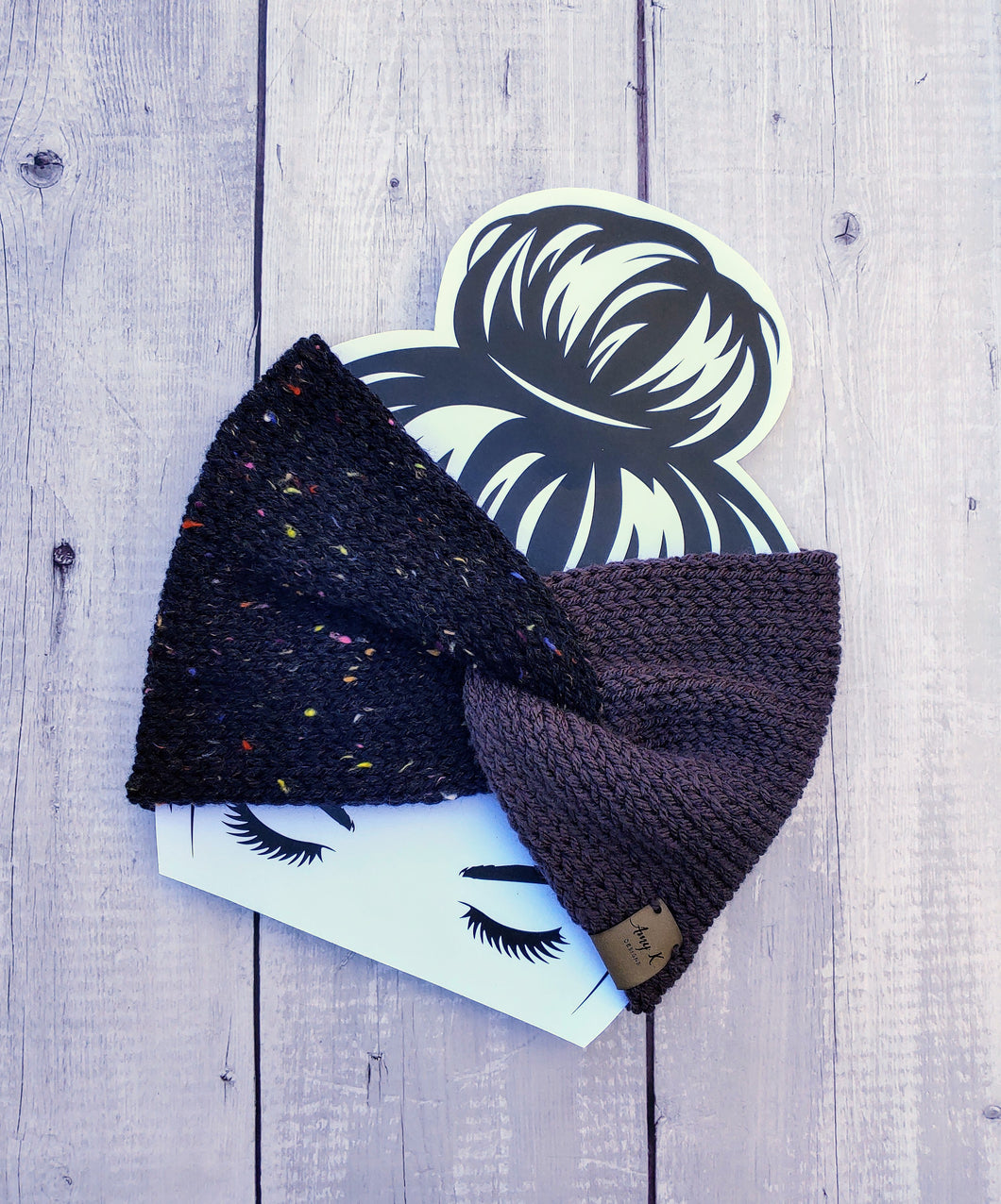 Black neon Twist Headband