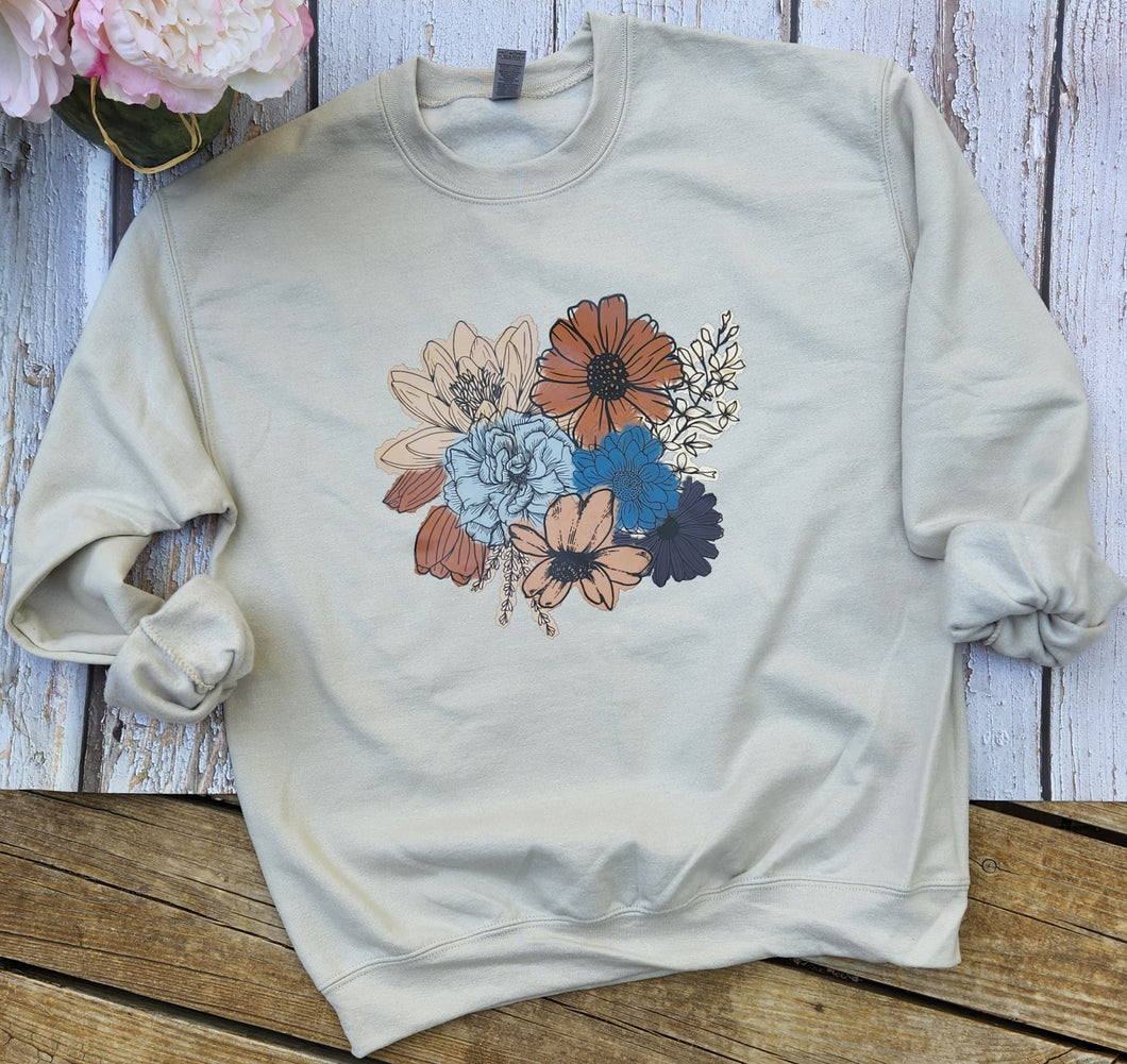Vintage Flowers Sweatshirt
