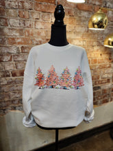 Load image into Gallery viewer, Pink Christmas Trees sweatshirt

