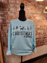 Load image into Gallery viewer, Christmas Vibes sweatshirt
