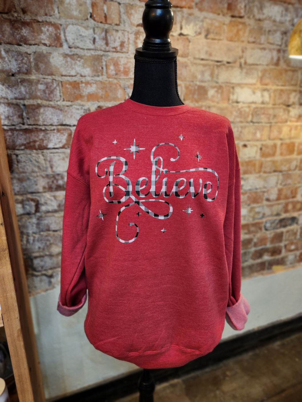 Believe Christmas sweatshirt