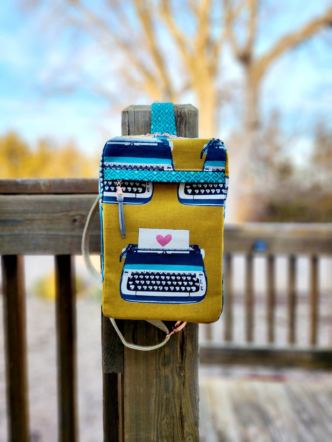 Typewriter sling bag