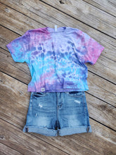 Load image into Gallery viewer, Cotton Candy Tie Dye Boxy Tee

