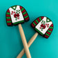 Christmas Candy Cane Ugly Sweater Weather Gifts for Knitter