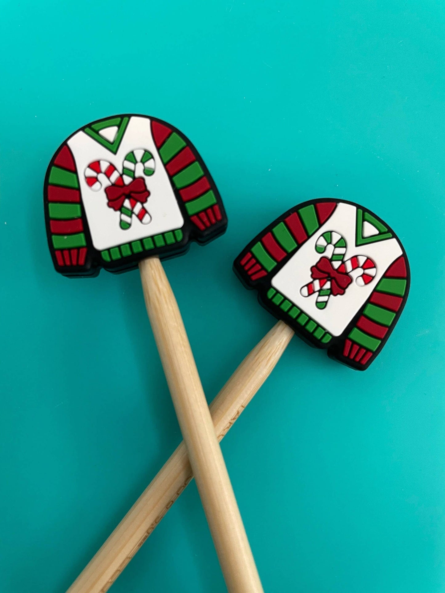 Christmas Candy Cane Ugly Sweater Weather Gifts for Knitter