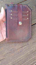 Load and play video in Gallery viewer, Brown leather pocket pal
