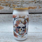 Skull, Butterflies and Roses 18oz Glass Cup