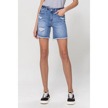 Load image into Gallery viewer, STRETCH HIGH RISE MIDI SHORTS
